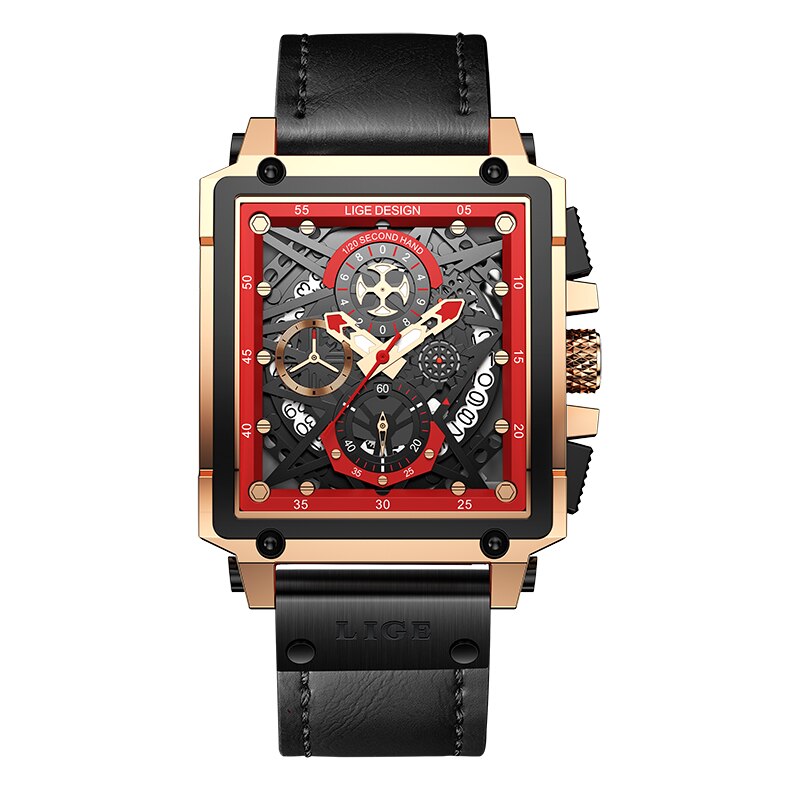 LIGE MEN Montre Homme Series